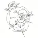 nothing ever lasts forever tattoo design idea