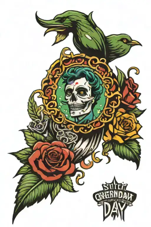 green day still breathing tattoo design idea