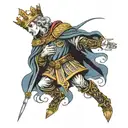king Baldwin IV tattoo design idea