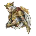 king Baldwin IV tattoo design idea