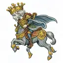 king Baldwin IV tattoo design idea