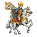 king Baldwin IV tattoo design idea