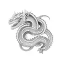 An ouroboros is a serpent or dragon eating its own tail tattoo design idea