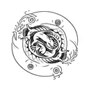 An ouroboros is a serpent or dragon eating its own tail tattoo design idea