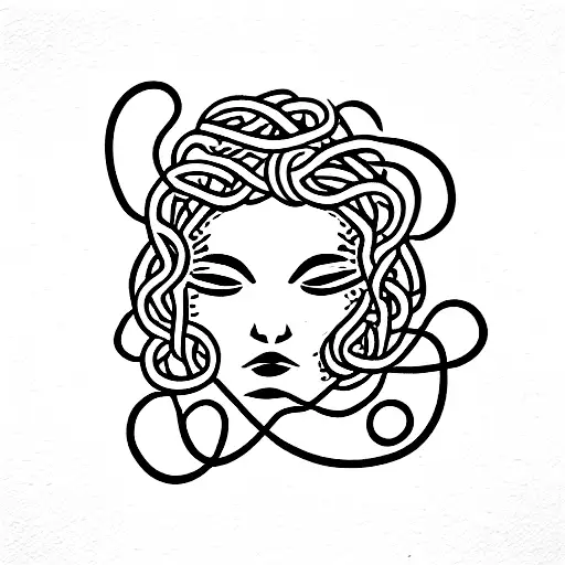 333 Medusa  tattoo design idea