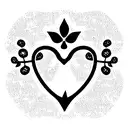 Trash polka, tree of life, steps to heaven, black birds, Nautical star, Maple leaf, Heart, Small skulls, Puzzle piece, B tattoo design idea