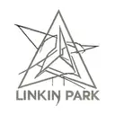 linkin park logo with Chester name tattoo design idea