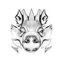 warthog, a-10 tattoo design idea