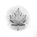 Maple Leaf tattoo design idea