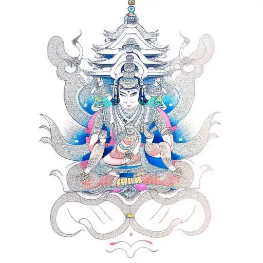 laxmi tattoo design idea