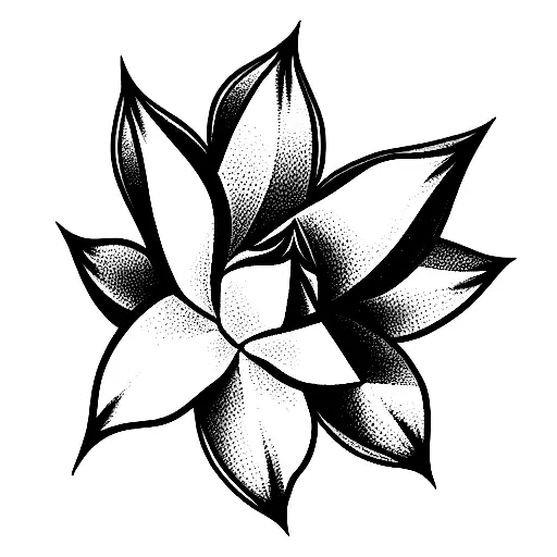 time agave tattoo design idea