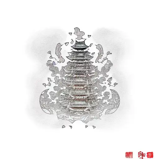 love in Japanese  tattoo design idea