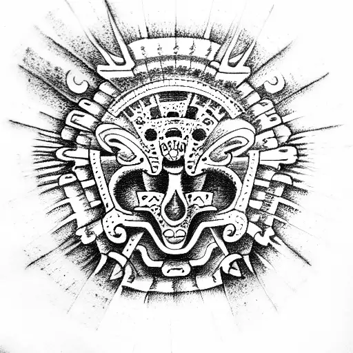 2,300+ Mayan Tribal Tattoo Designs Stock Illustrations, Royalty-Free Vector  Graphics & Clip Art - iStock