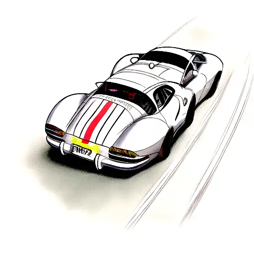 Porsche  tattoo design idea
