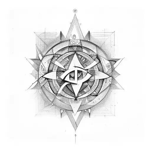Tetragrammaton tattoo design idea