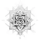 Tetragrammaton tattoo design idea