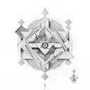 Tetragrammaton tattoo design idea