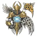 Tyrael tattoo design idea