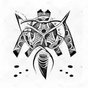 skate tattoo design idea