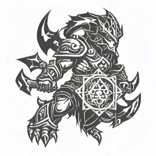 dota 2 tattoo design idea