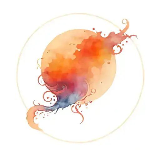 Dr. Nigel Channing Moon Face Tattoo design tattoo design idea