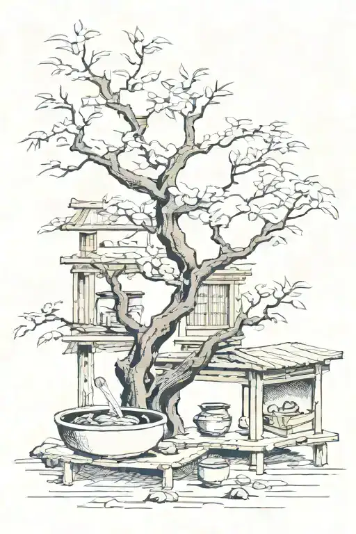 wabi sabi japanese tattoo design idea