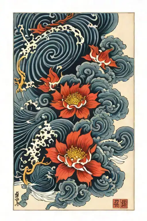 wabi sabi japanese tattoo design idea