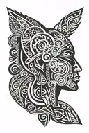 Pain of Discipline" over  "Pain of Regret tattoo design idea