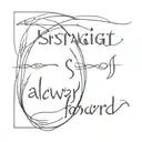 "never straight, always forward" flow "find a way" water tattoo design idea