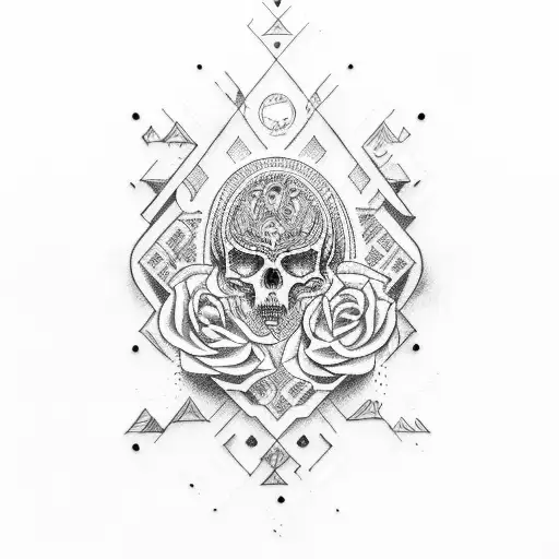 cruz y la palabra fe tattoo design idea