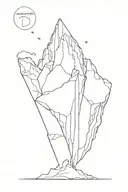 iceberg tattoo design idea