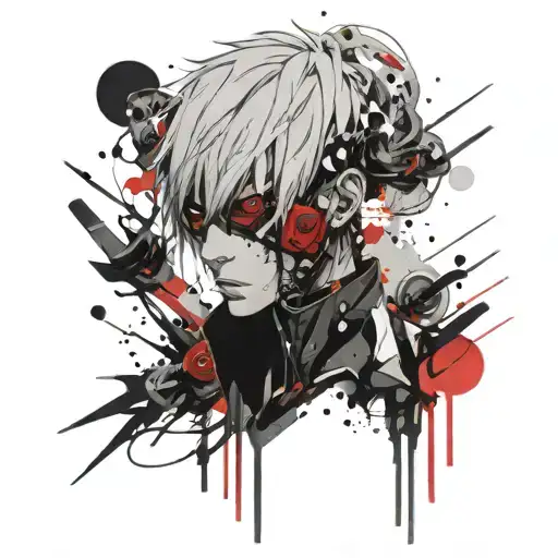 Tokyo Ghoul tattoo design idea