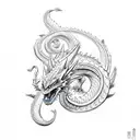 shenron vs charizard vs blue-eyes white dragon tattoo design idea
