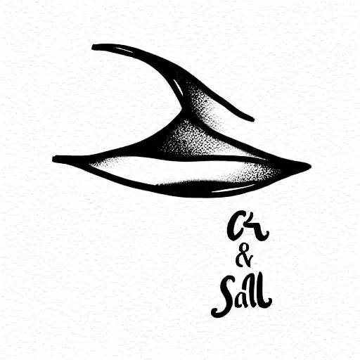 word "cal" and "sal" tattoo design idea