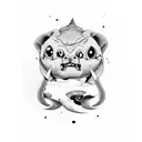 Yorkshire & Toothless tattoo design idea