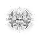 Scorpio sun, libra moon and virgo rising  tattoo design idea