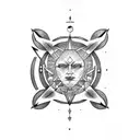 Scorpio sun, libra moon and virgo rising  tattoo design idea