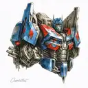 Optimus Prime body full body tattoo design idea