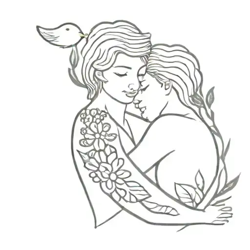 Bushel and a Peck and a Hug around the neck tattoo tattoo design idea