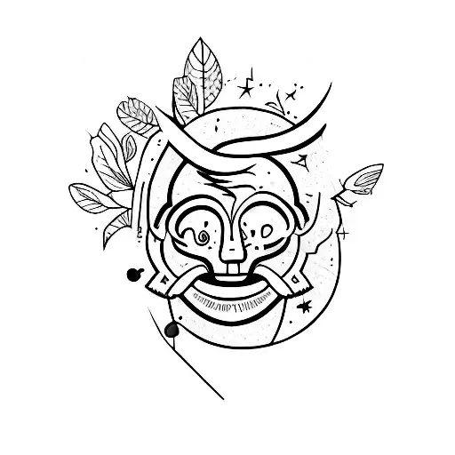 never give up tattoo design idea