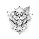 never give up quote tattoo design idea