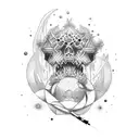 never give up quote tattoo design idea
