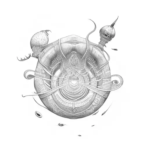 shai-hulud, dune tattoo design idea