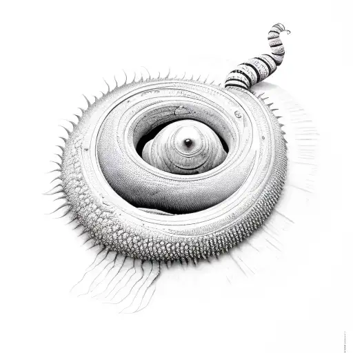 dune worm tattoo design idea