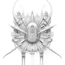 shai-hulud, dune tattoo design idea