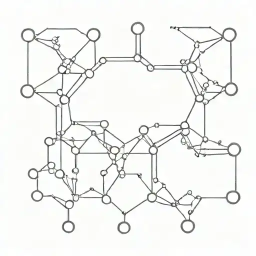 dopamine molecule structure tattoo design idea
