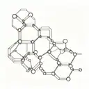 basic  dopamine molecule structure tattoo design idea