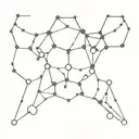 dopamine molecule structure tattoo design idea