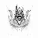 Crow viking tattoo design idea