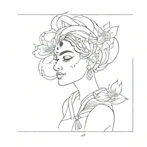 Pooja Ravi tattoo design idea